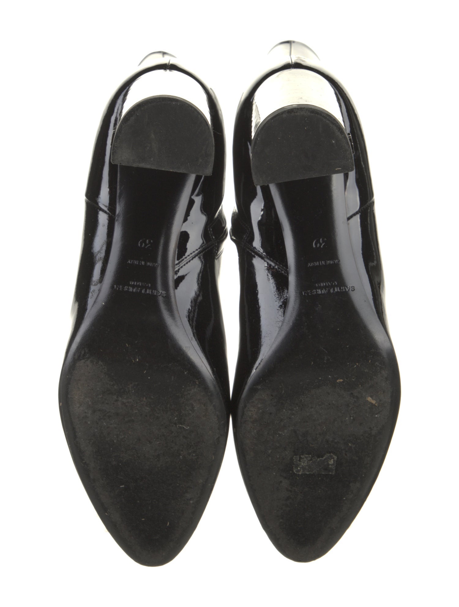 Saint Laurent Patent Leather Boots